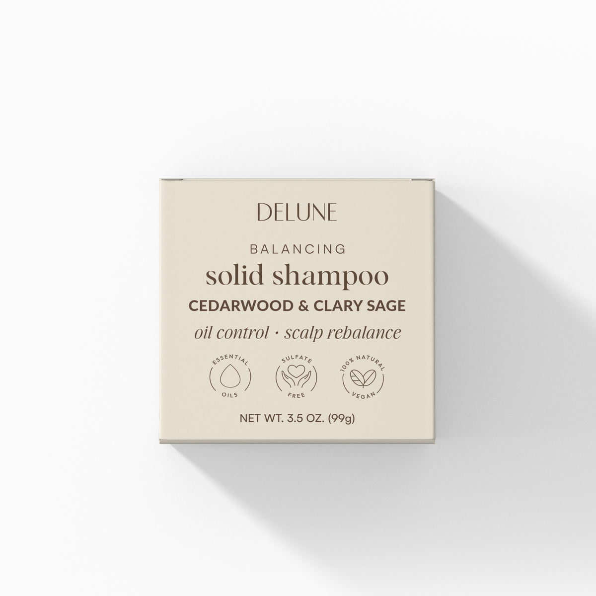 Cedarwood & Clary Sage Solid Shampoo Bar - Oil Control · Scalp Rebalance